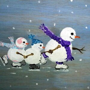 2017 Winter Card (Snowpeople Skate Party)