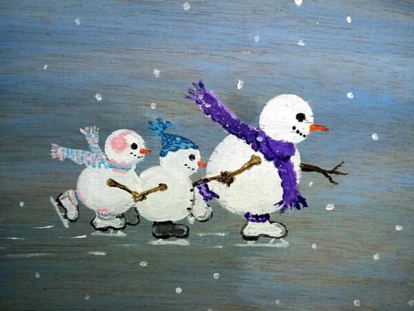2017 Winter Card (Snowpeople Skate Party)