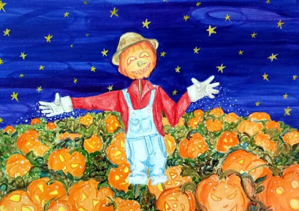 Halloween Scarecrow 2019 (Card)
