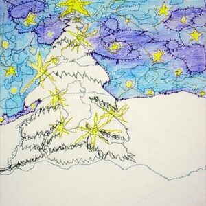 2007 Winter Card (Stitched Tree)